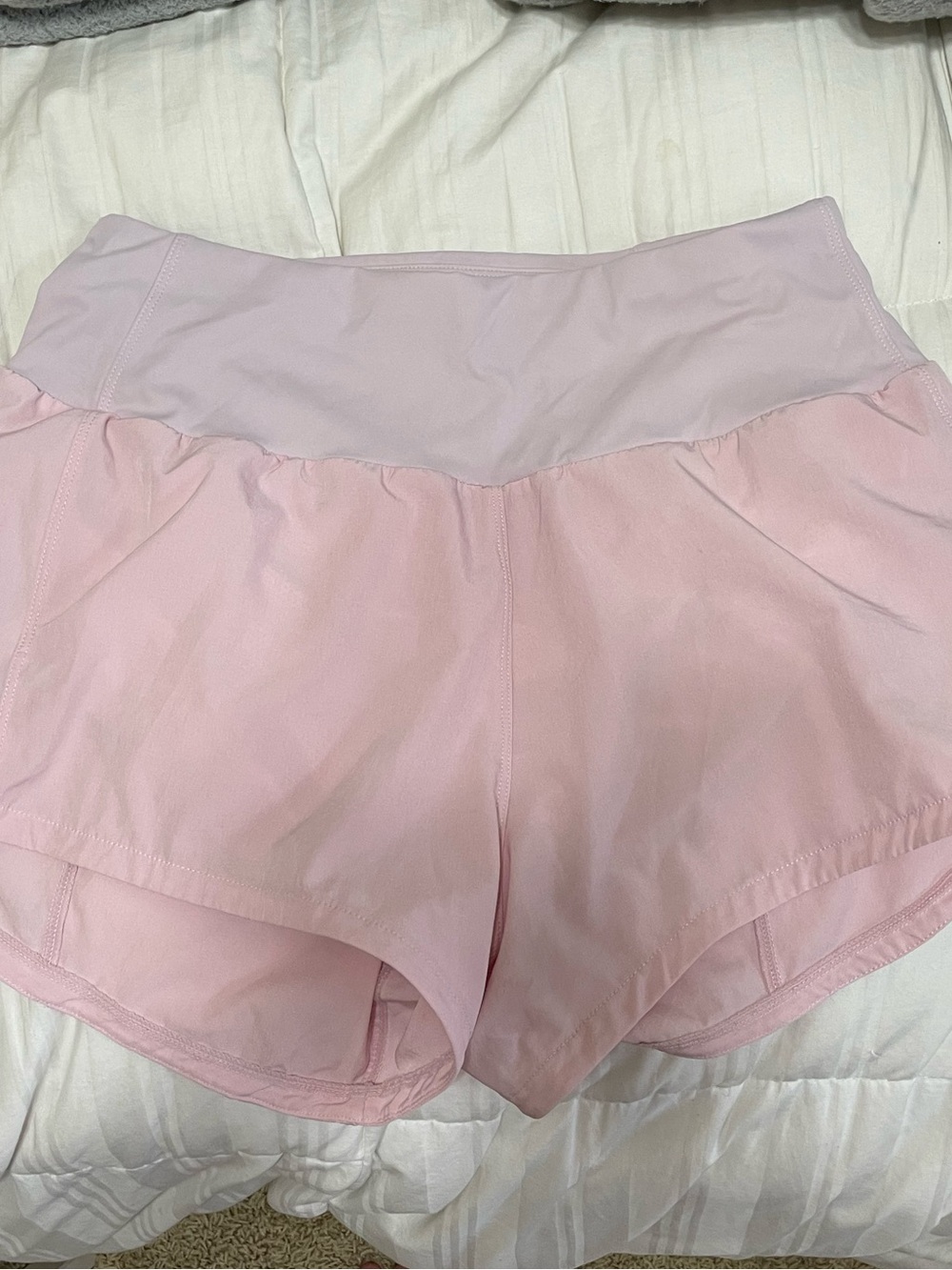 Women’s Pink Athletic Shorts - High Waist Performance